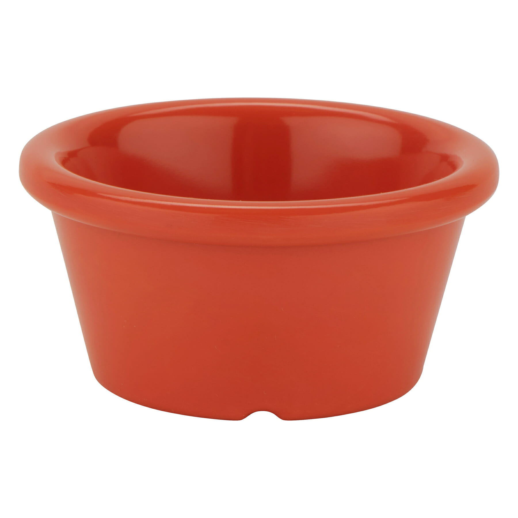G.E.T. Enterprises S-620-RO 2 oz. Round Rio Orange Melamine Ramekin