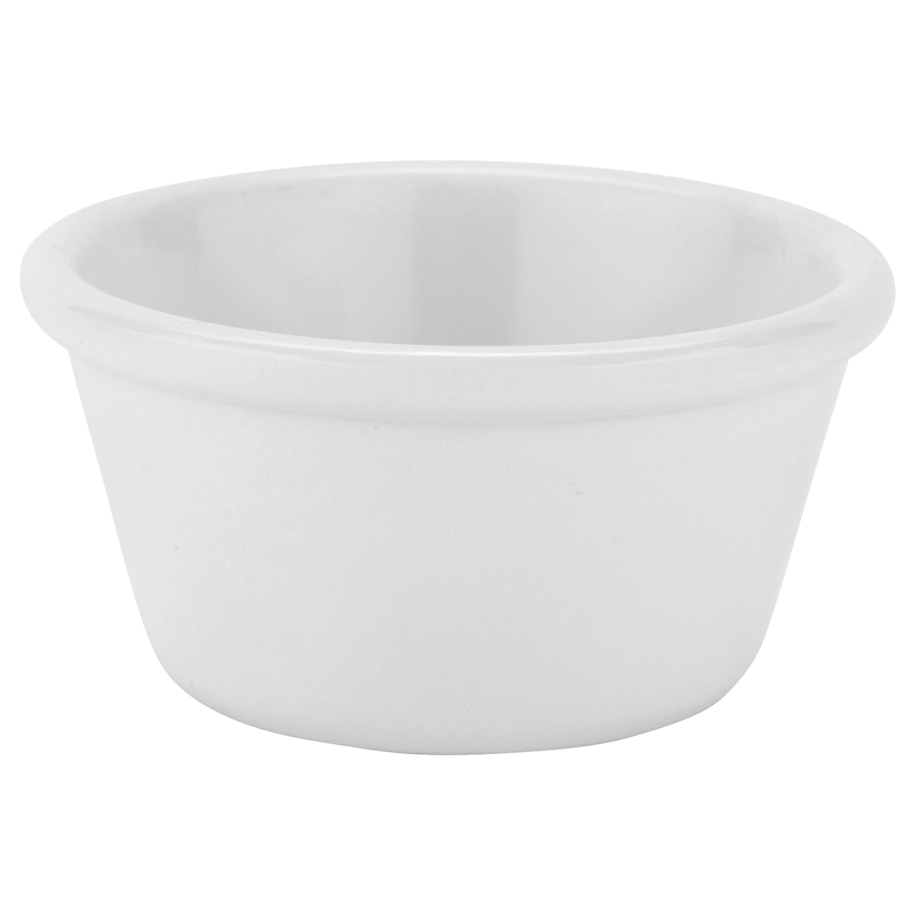 G.E.T. Enterprises RM-400-W 4 oz. Round White Melamine Ramekin