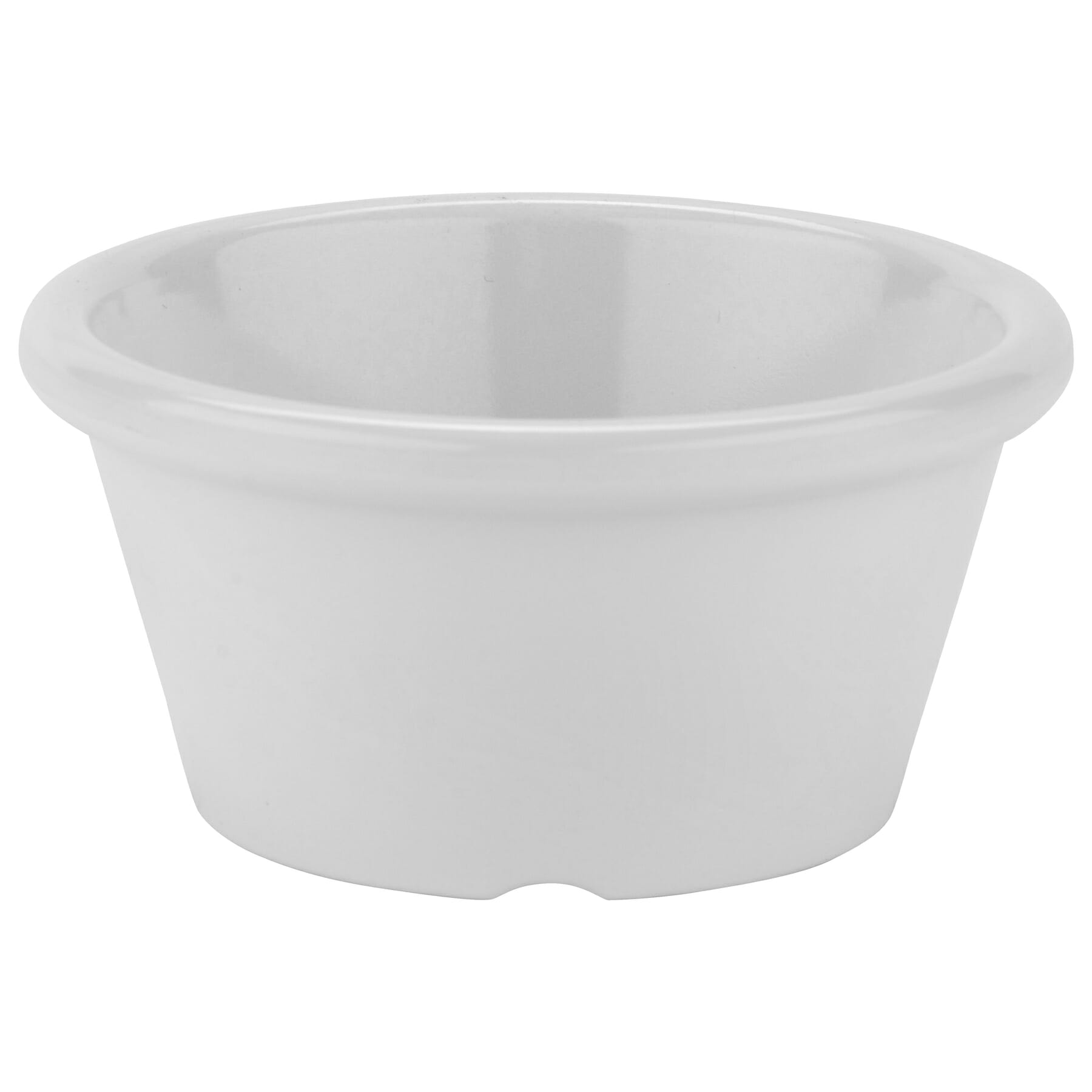 G.E.T. Enterprises S-660-W 6 oz. Round White Melamine Ramekin