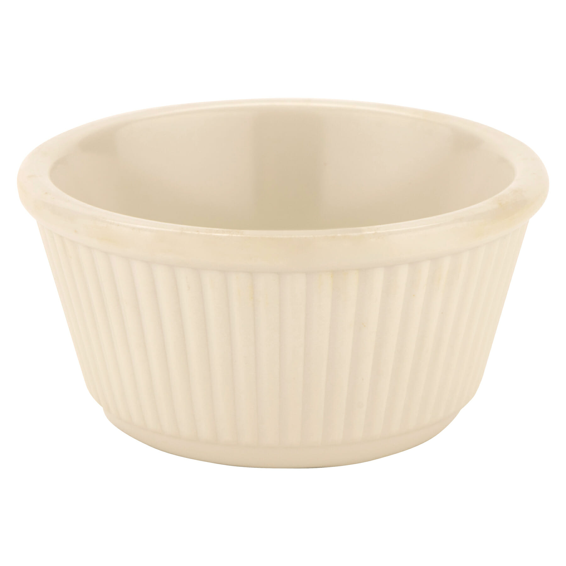 G.E.T. Enterprises RM-401-IV 4 oz. Round Ivory Melamine Ramekin