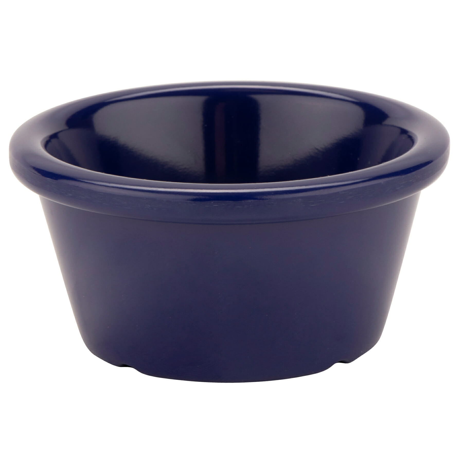 G.E.T. Enterprises S-620-CB 2 oz. Round Cobalt Blue Melamine Ramekin