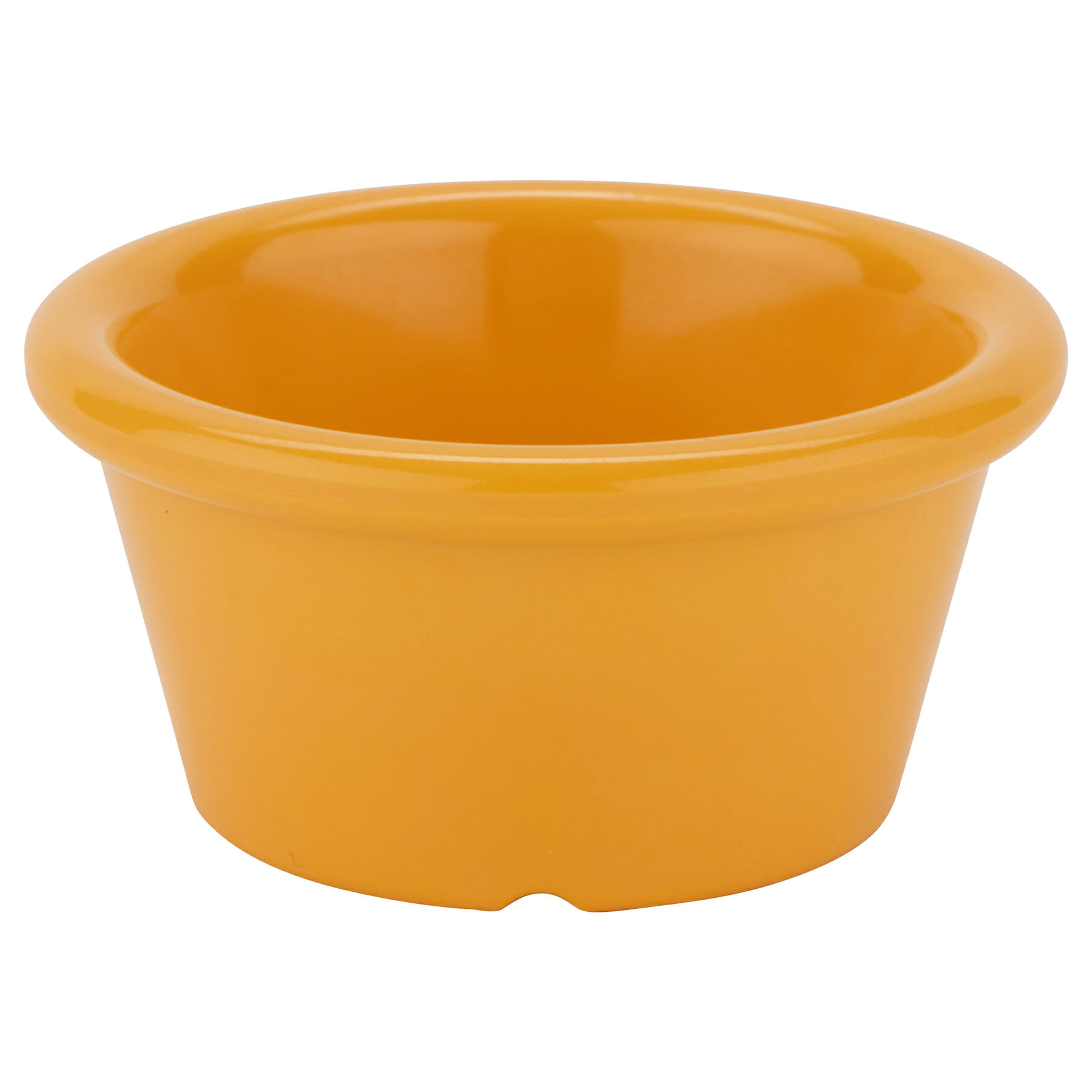 G.E.T. Enterprises S-620-TY 2 oz. Round Tropical Yellow Melamine Ramekin