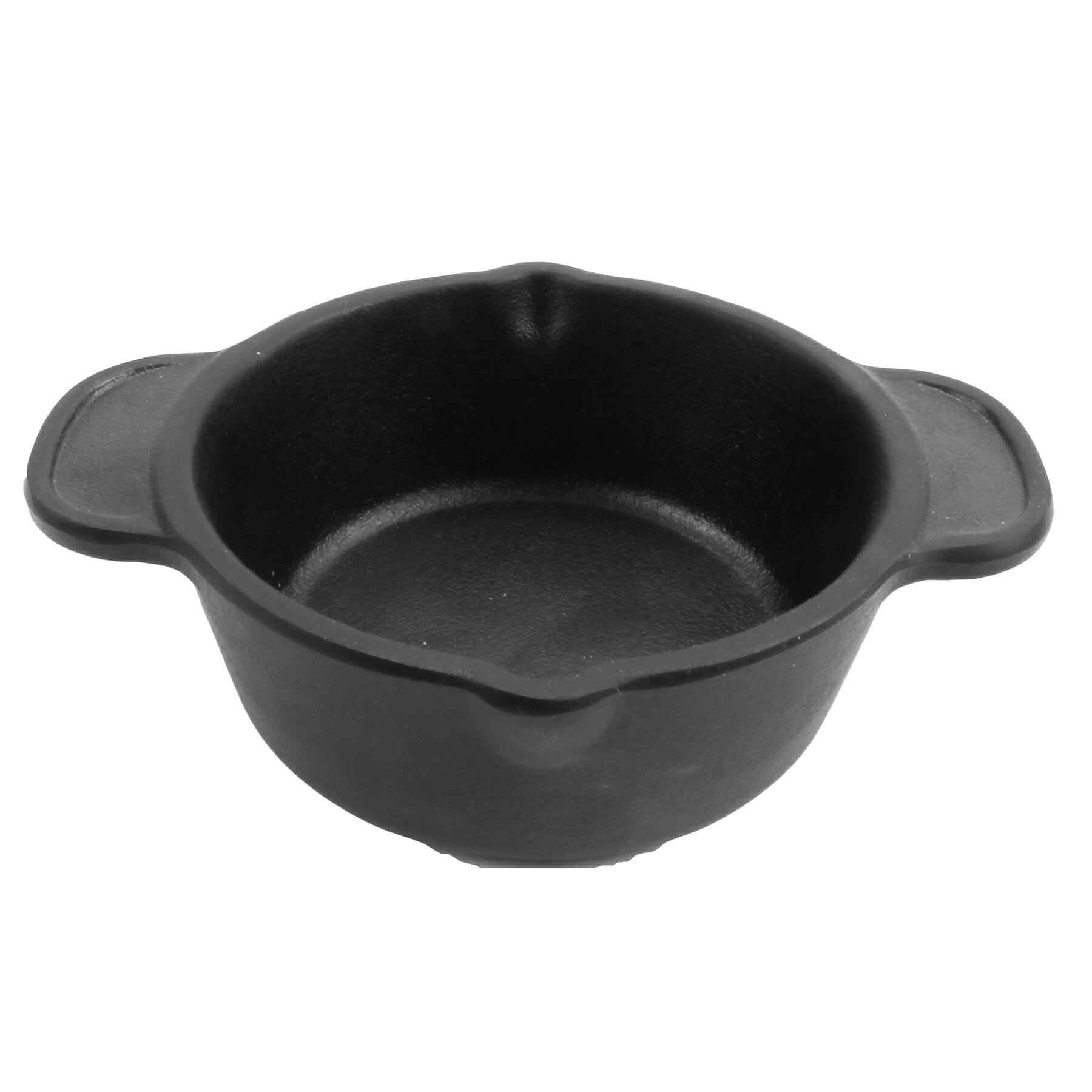 G.E.T. Enterprises CI-08-BK 8 oz. Round Black Melamine Ramekin