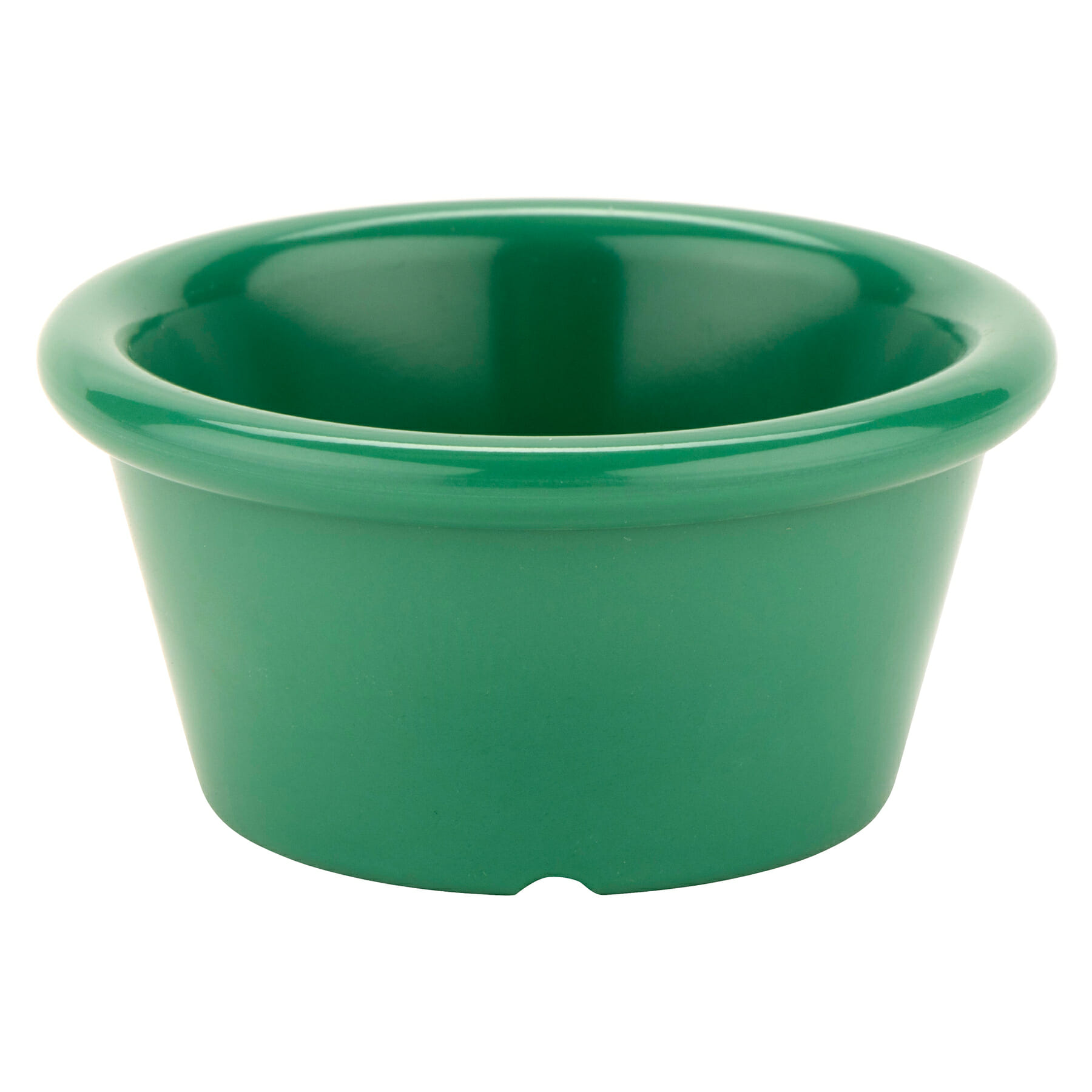 G.E.T. Enterprises S-620-FG 2 oz. Round Rainforest Green Melamine Ramekin