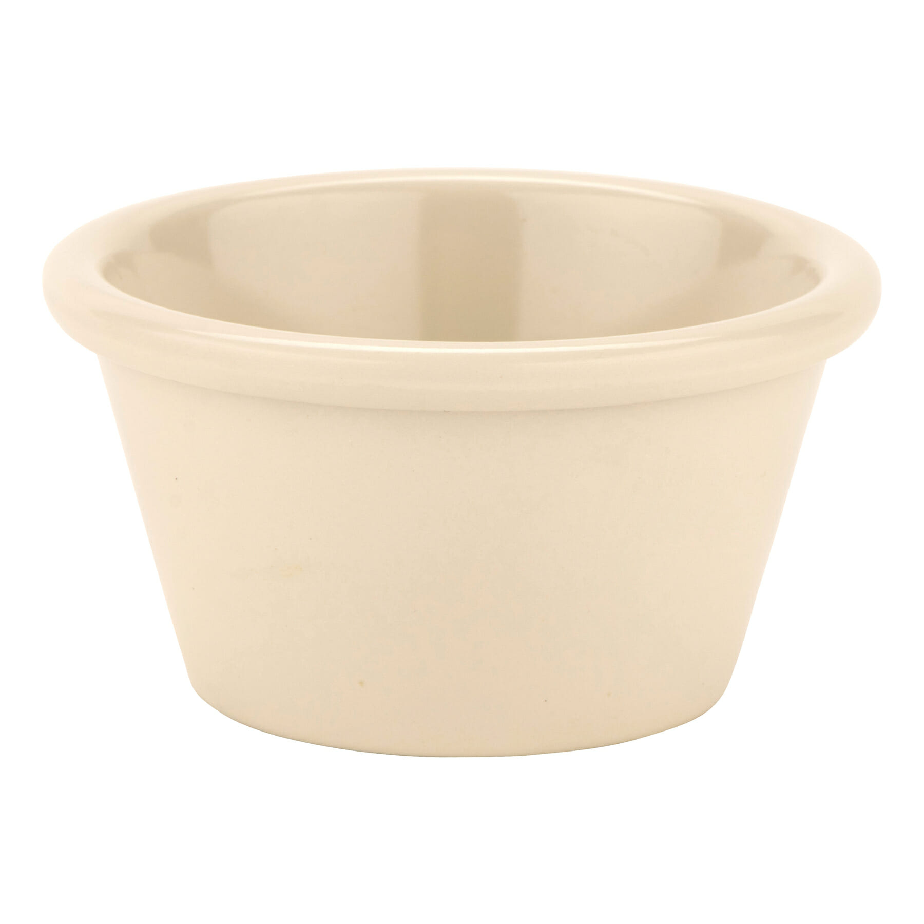 G.E.T. Enterprises S-630-IV 3 oz. Round Ivory Melamine Ramekin