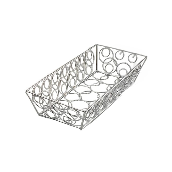 American Metalcraft LDLC1362 13" x 6" Large Chrome Basket