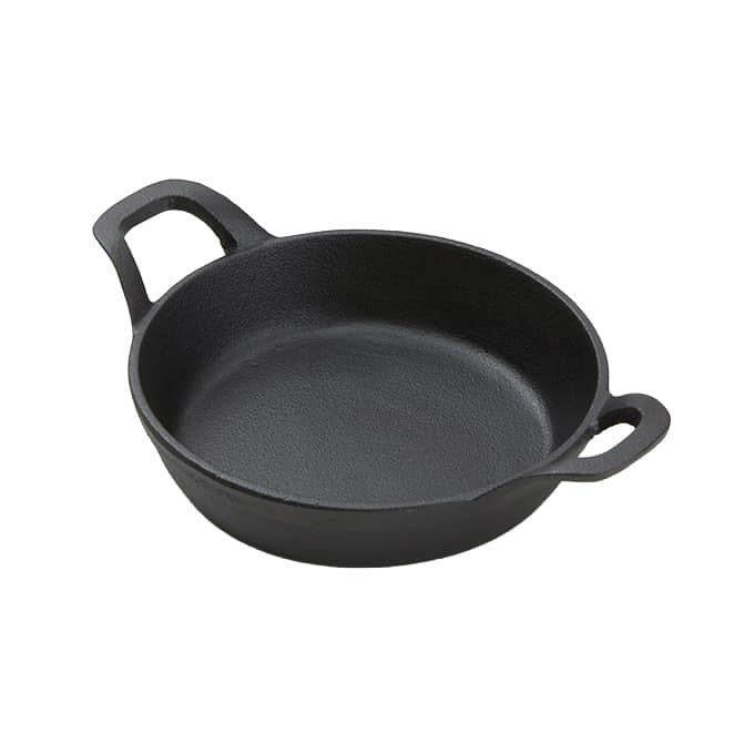 American Metalcraft CIPR6250 19 oz. Round Black Cast Iron Baking Dish