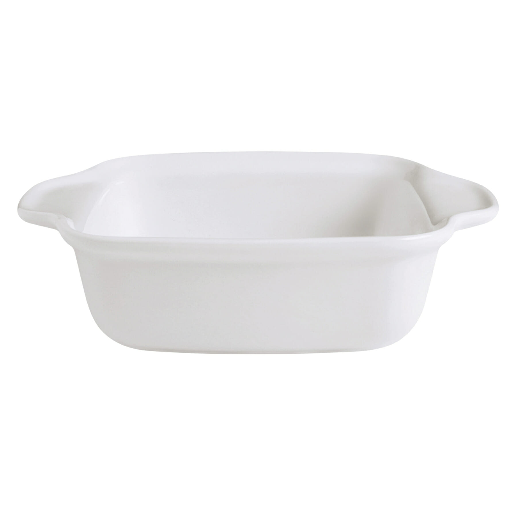G.E.T. Enterprises PA1101809024 Corona Actualite 21-1/4 oz. Rectangular Bright White Porcelain Lasagna Dish
