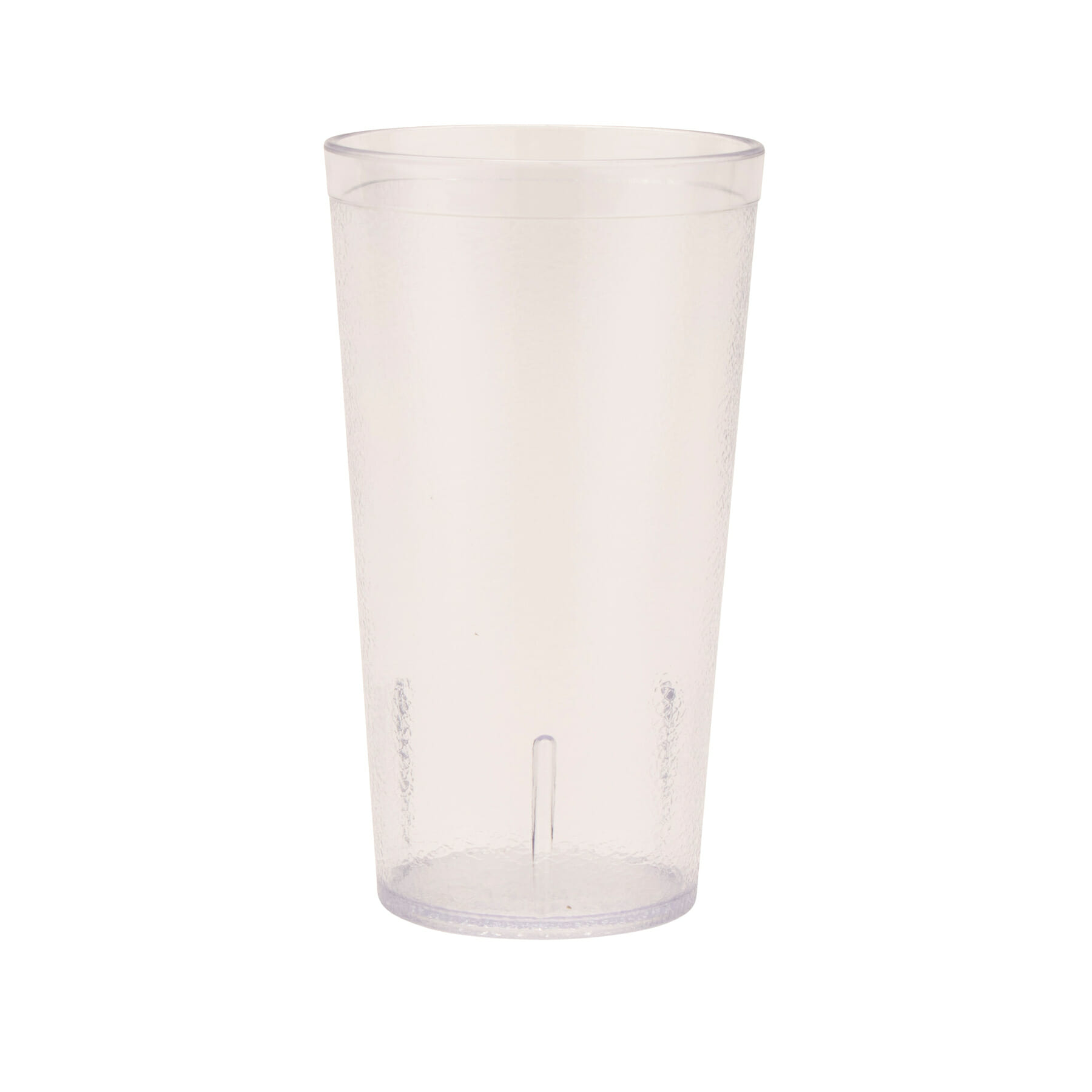 G.E.T. 6632-1-CL Textured 32oz. Round Clear SAN Plastic Tumbler