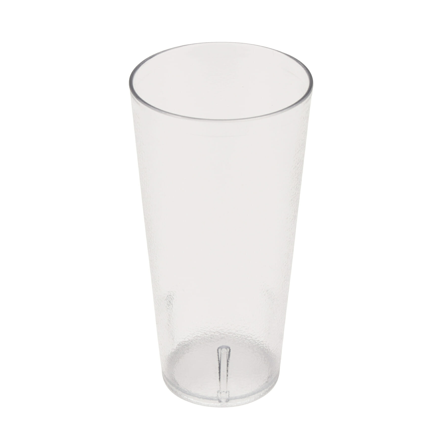 G.E.T. 6624-1-CL Textured 24oz. Round Clear SAN Plastic Tumbler