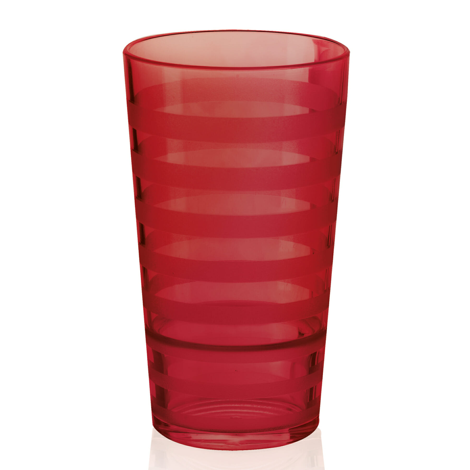 G.E.T. SW-1520-R Orbis™ 20oz. Round Red SAN Plastic Tumbler