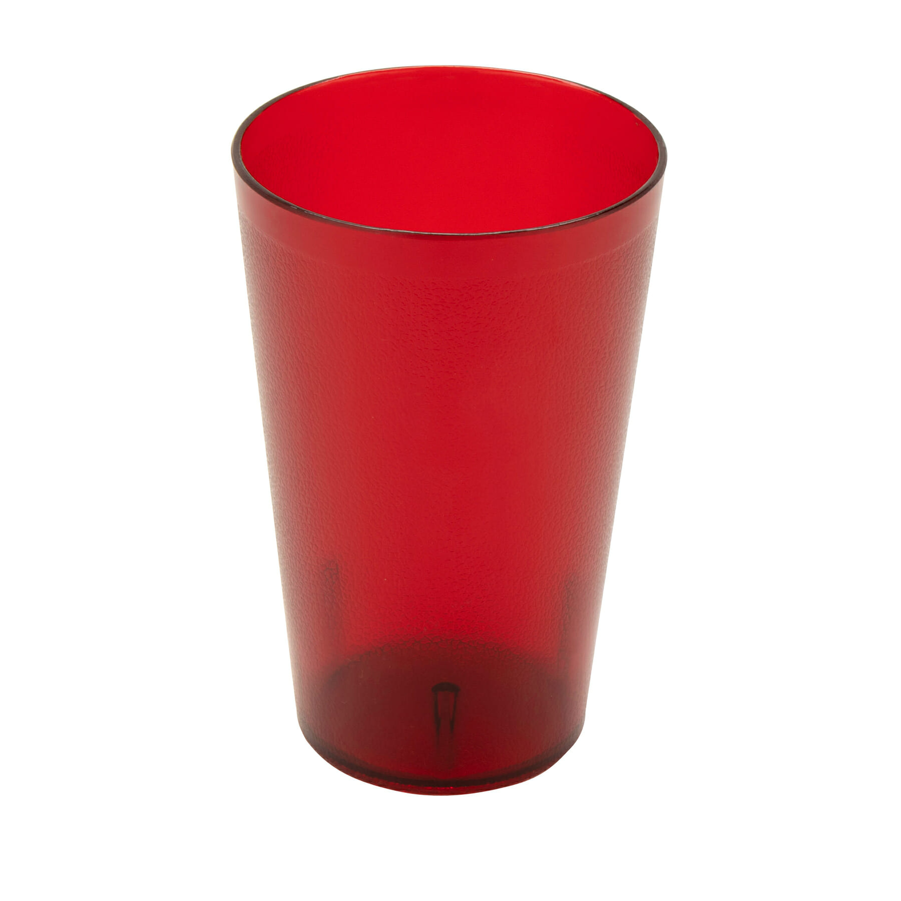 G.E.T. 5032-1-A Textured 32oz. Round Amber SAN Plastic Tumbler