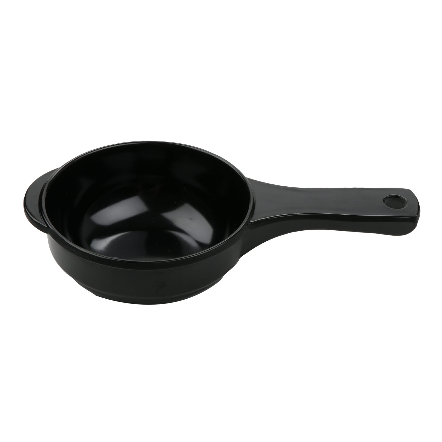 G.E.T. Enterprises HSB-106-BK Black Elegance 6 6 oz. Round Black Melamine Bowl