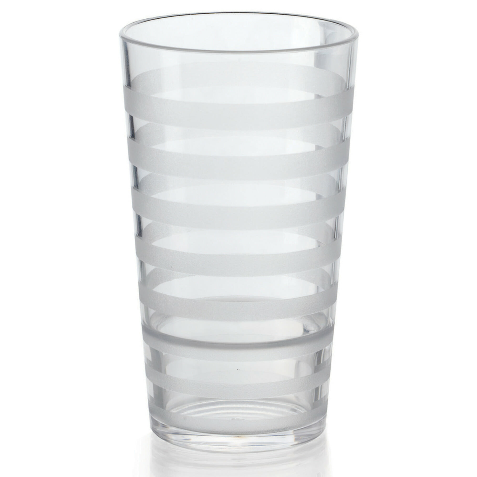 G.E.T. SW-1512-CL Orbis™ 12oz. Round Clear SAN Plastic Tumbler