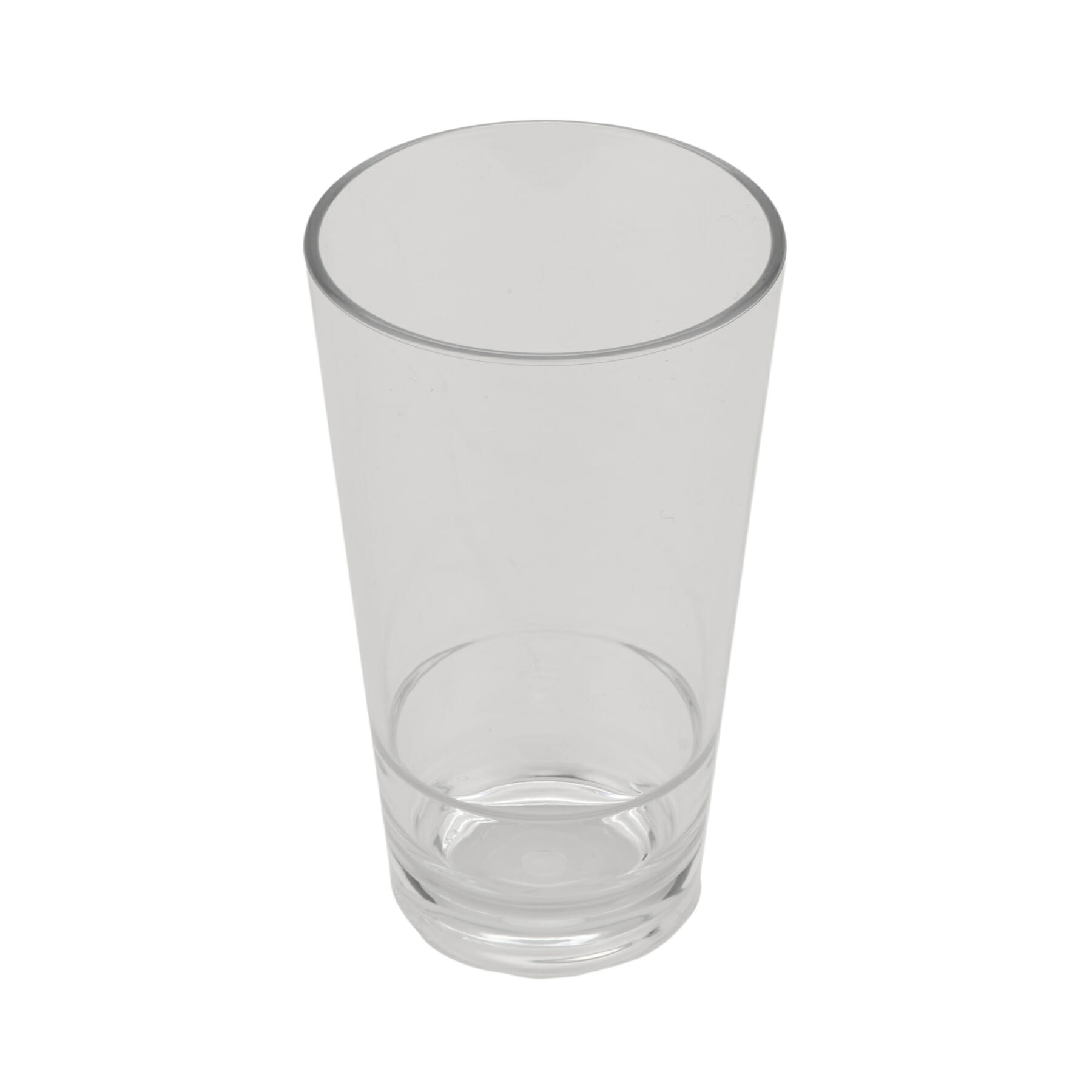 G.E.T. S-17-CL Revoâ„¢ 16oz. Round Clear SAN Plastic Stackable Glass