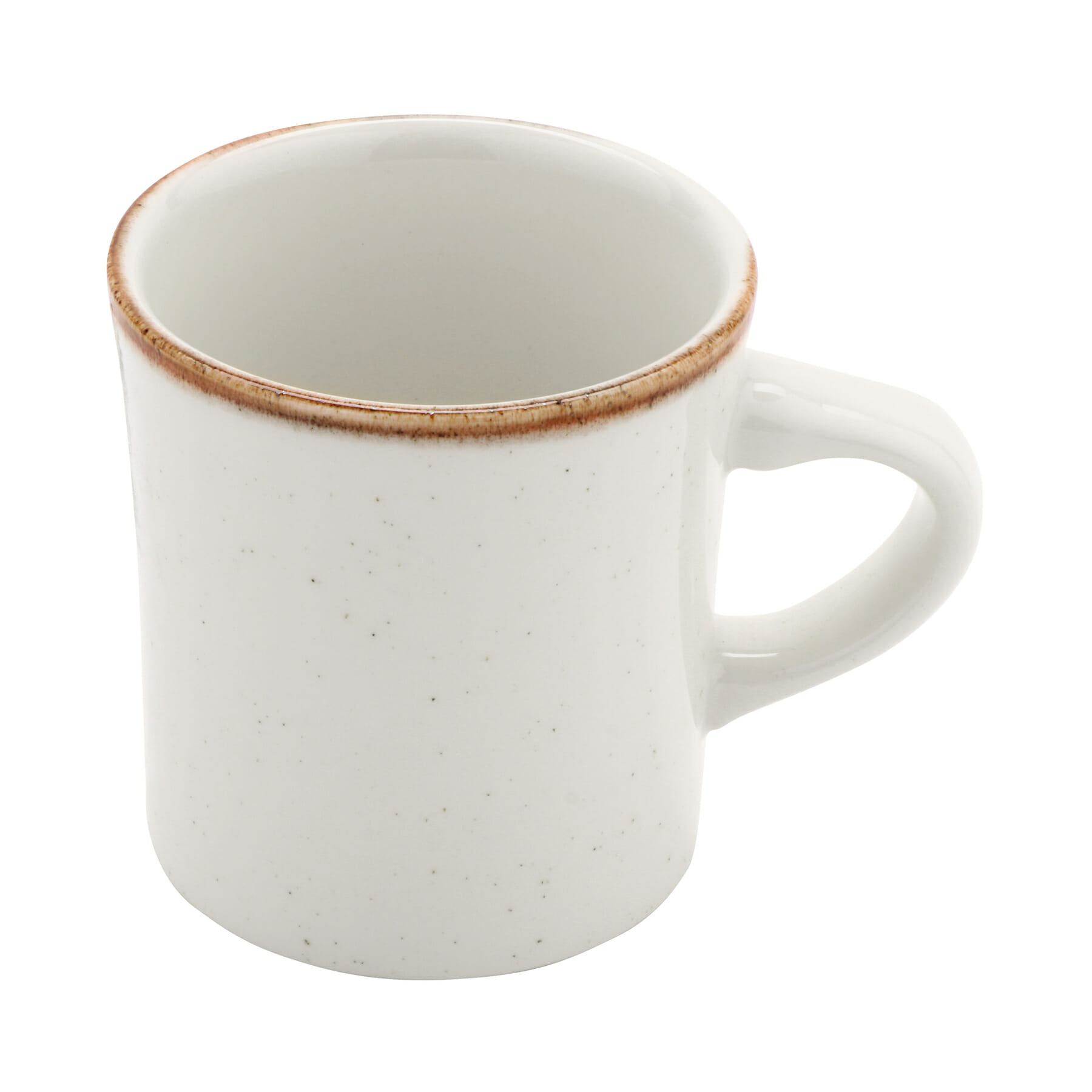G.E.T. Enterprises PP1605726424 Corona Artisan Beige 11oz. Beige Porcelain Mug