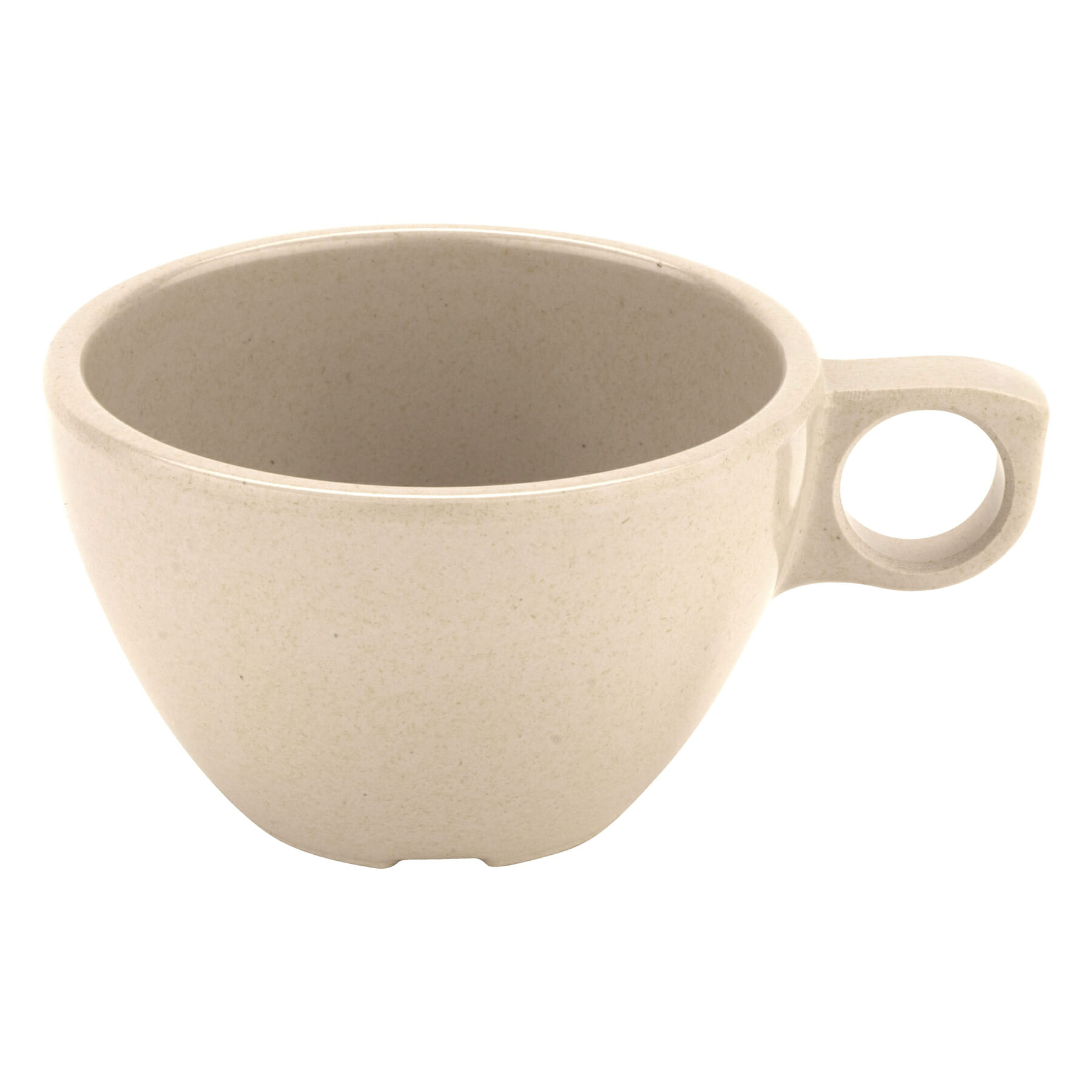 G.E.T. Enterprises BAM-1001 Bamboomel 7.5oz. Tan Bamboo Melamine Coffee Cup