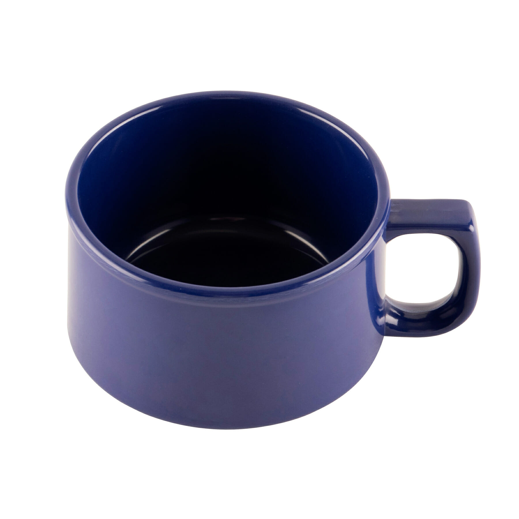 G.E.T. Enterprises BF-080-CB Diamond Mardis Gras 11oz. Cobalt Blue Melamine Mug