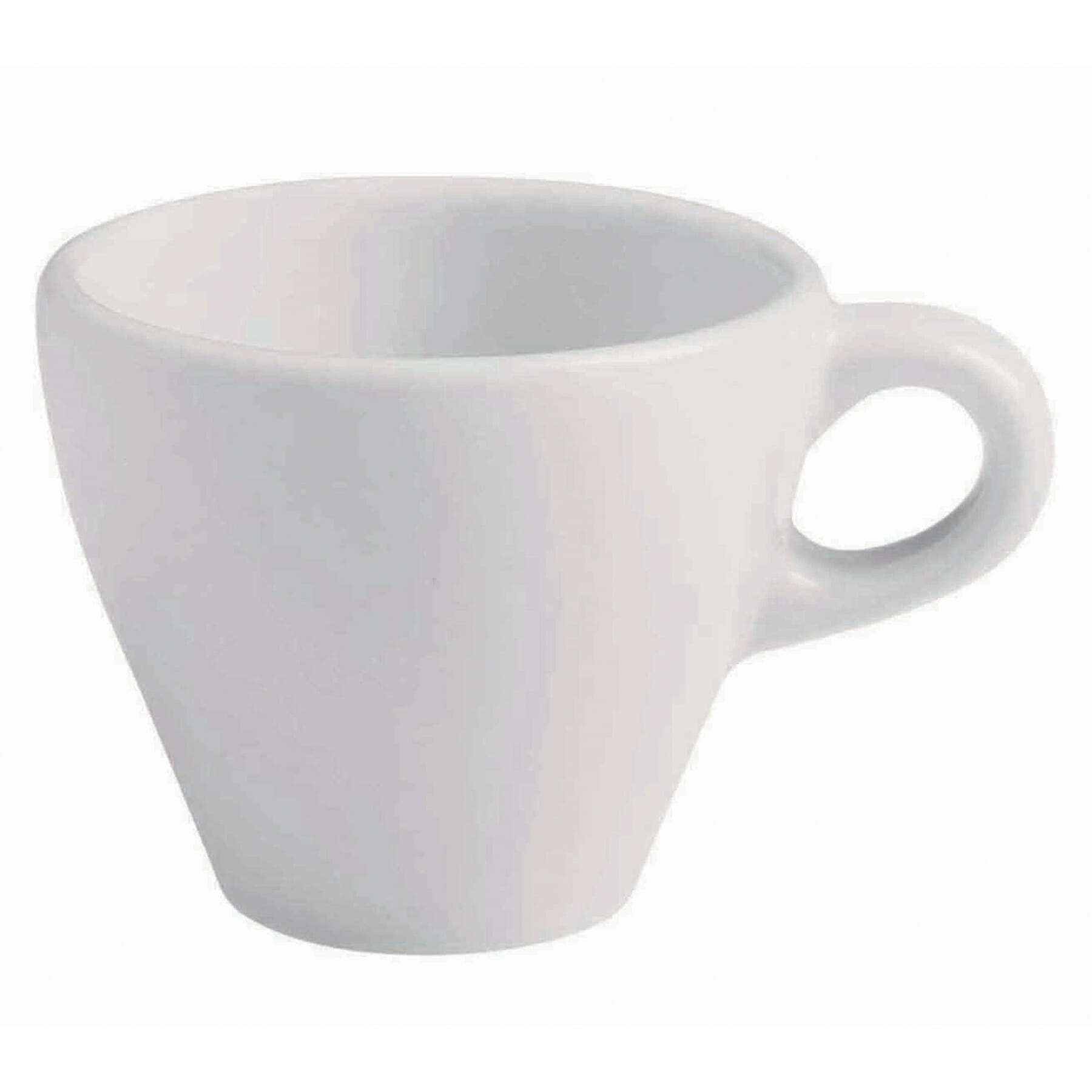 G.E.T. Enterprises PA1101804024 Corona Actualite 2.7oz. Bright White Porcelain Espresso Cup