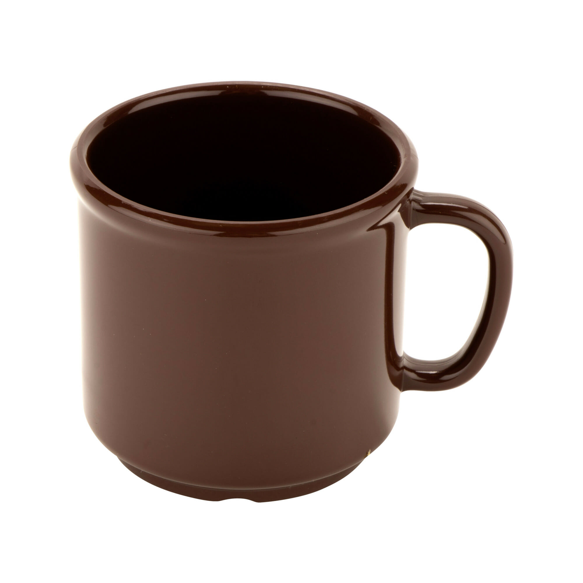 G.E.T. Enterprises S-12-BR Ultraware 12oz. Brown SAN Plastic Mug