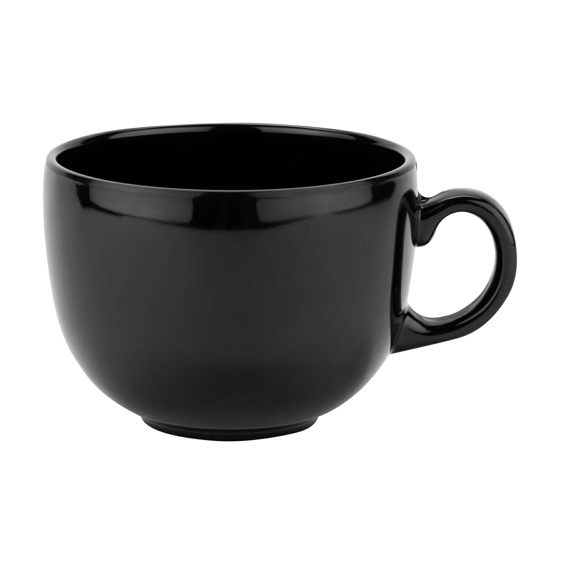 G.E.T. Enterprises C-1001-BK Black Elegance 18oz. Black Melamine Mug