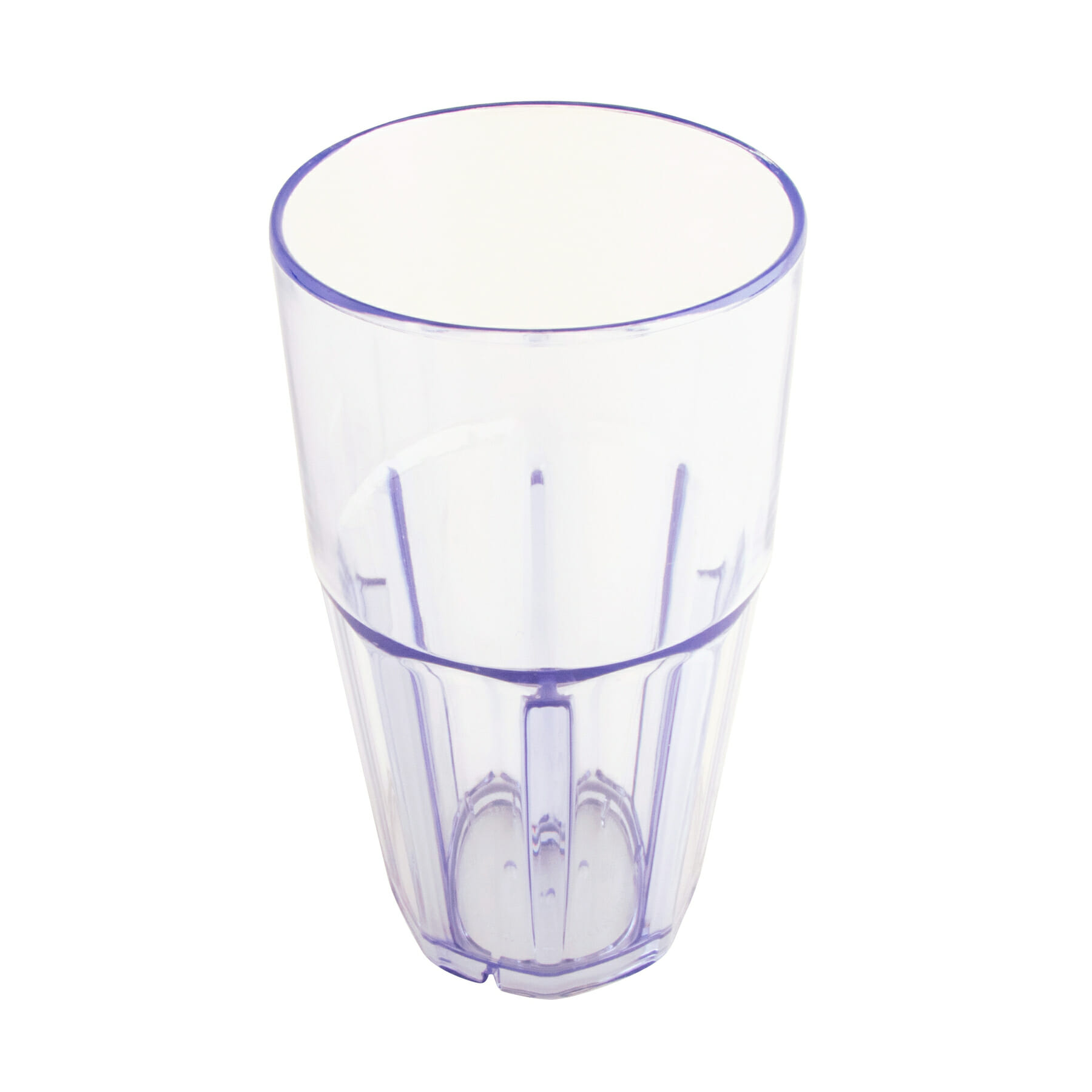 G.E.T. 9922-1-BL Bahama™ 22oz. Round Blue SAN Plastic Cooler Tumbler