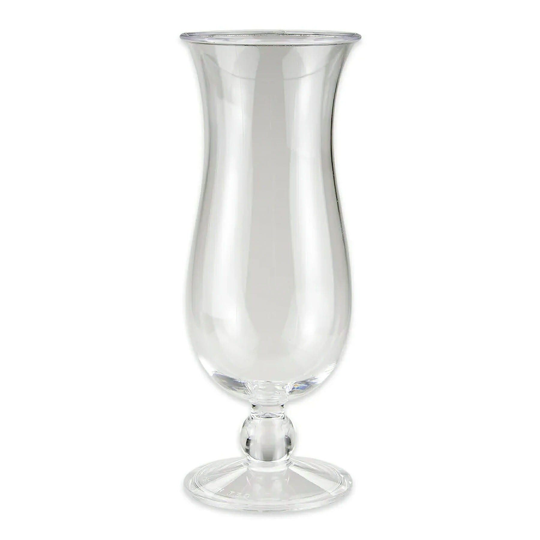 G.E.T. HUR-20-CL 20oz. Round Clear Polycarbonate Hurricane Glass