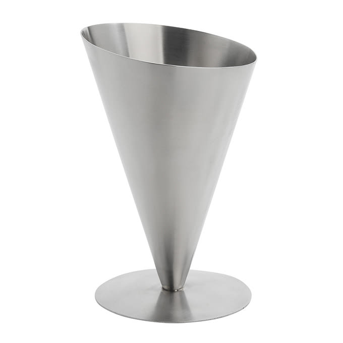 American Metalcraft SSFC7 4-1/2" x7" Stainless Steel Fry Cone Stand