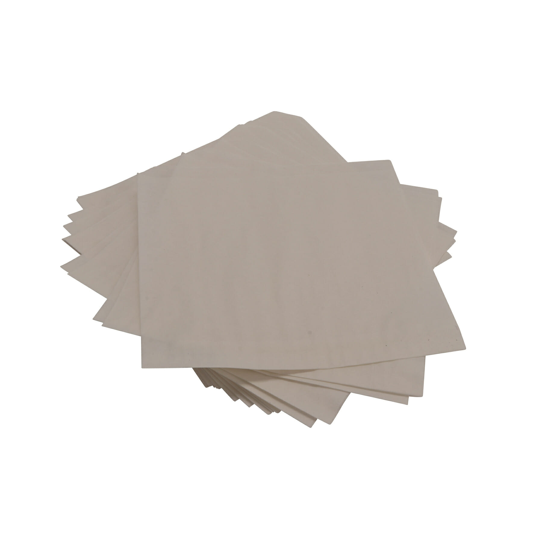 Clipper Mill by G.E.T. 4-T2000 7" x 7" Food-Safe Double-Open Bag / Wire Cone Basket Liner / Deli Wrap, White, 2000 pieces./cs.