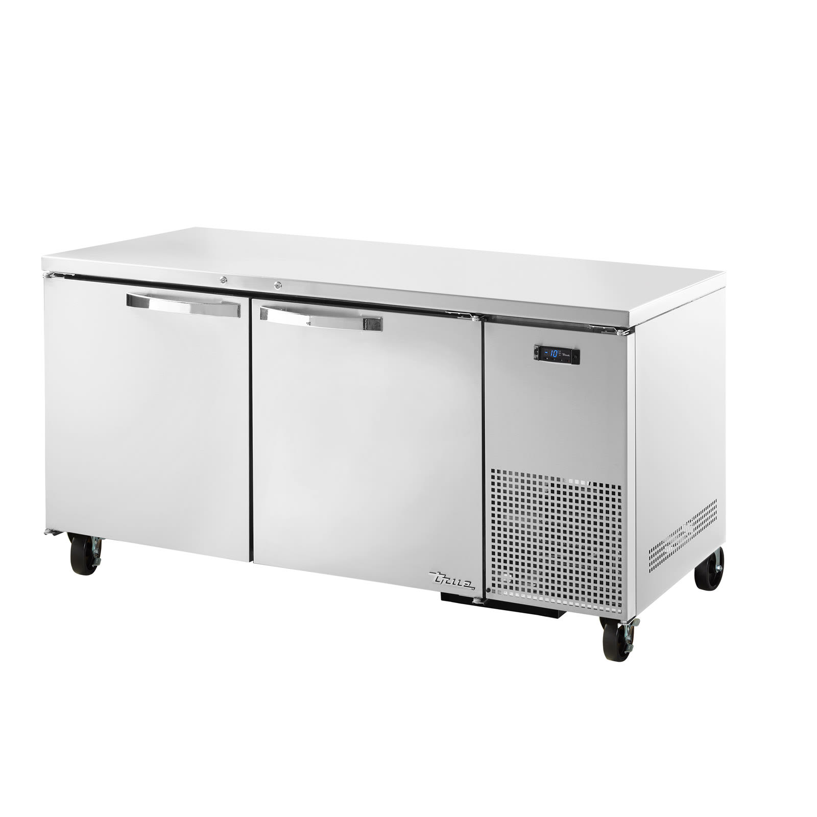 True TUC-67F-HC~SPEC3 67" W Undercounter Freezer, Silver