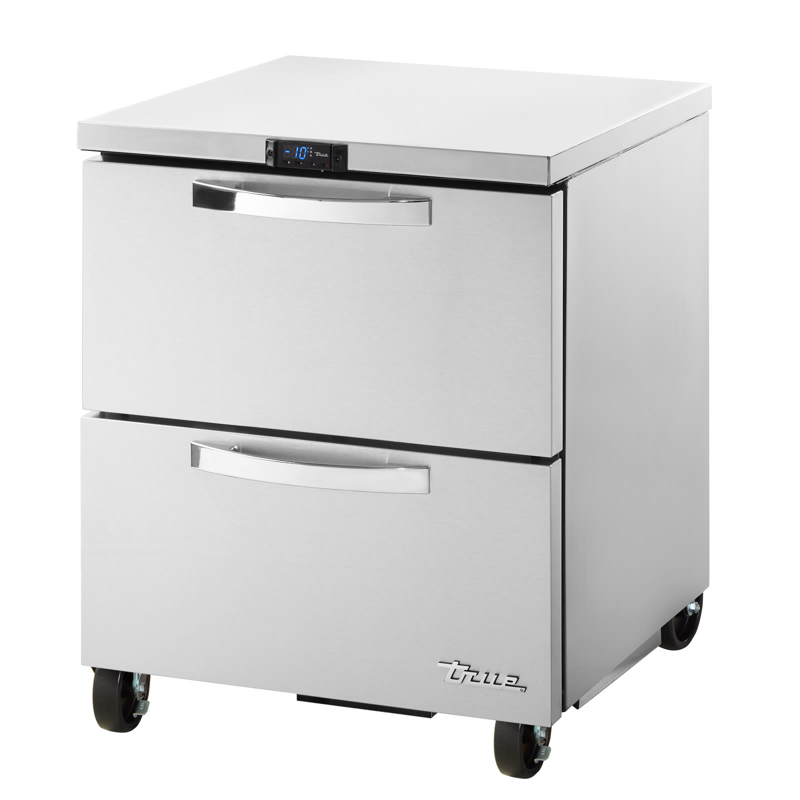 True TUC-27F-D-2-HC~SPEC3 27" W Stainless Steel Undercounter Freezer, Silver