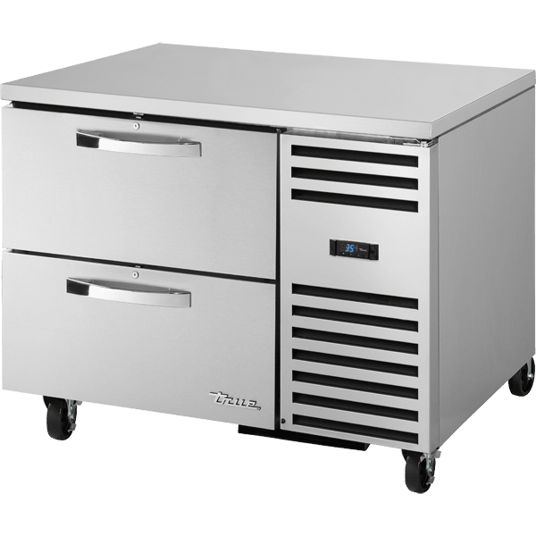 True TUC-44D-2-HC~SPEC3 44" W Stainless Steel Undercounter Refrigerator, Silver