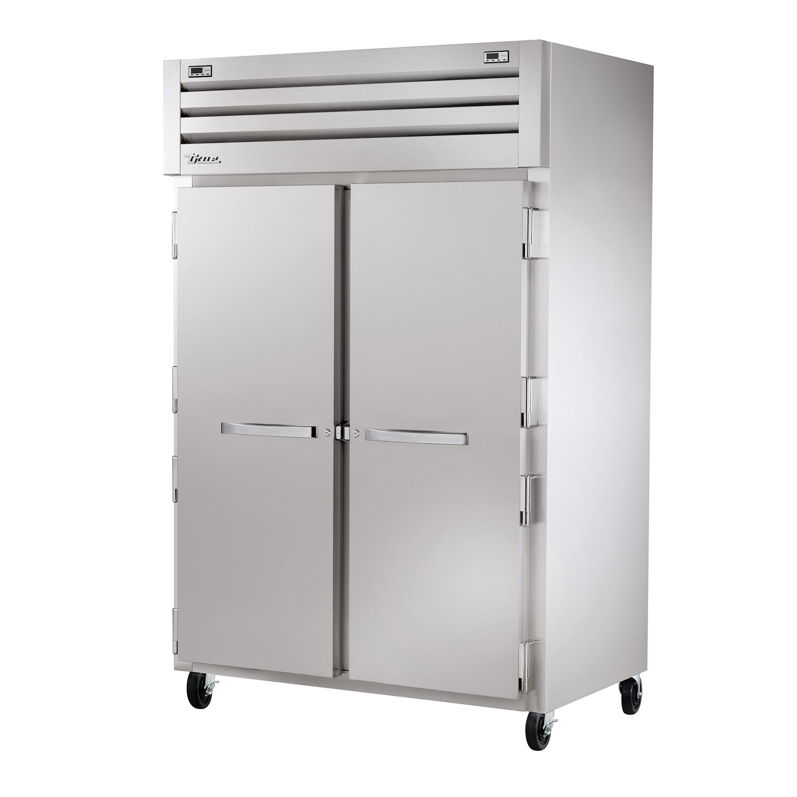 True STA2DT-2S-HC 52 " Dual Temperature Reach-In Refrigerator/Freezer Combo with Two Solid Doors
