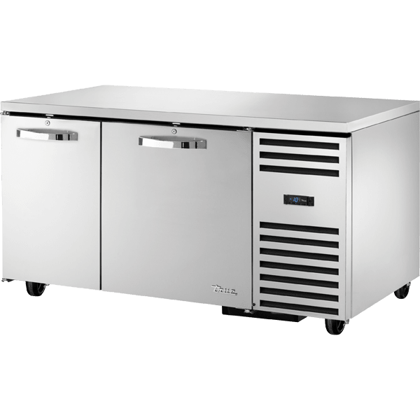 True TUC-60-32F-HC~SPEC3 60" W Undercounter Freezer, Reach-In, Silver