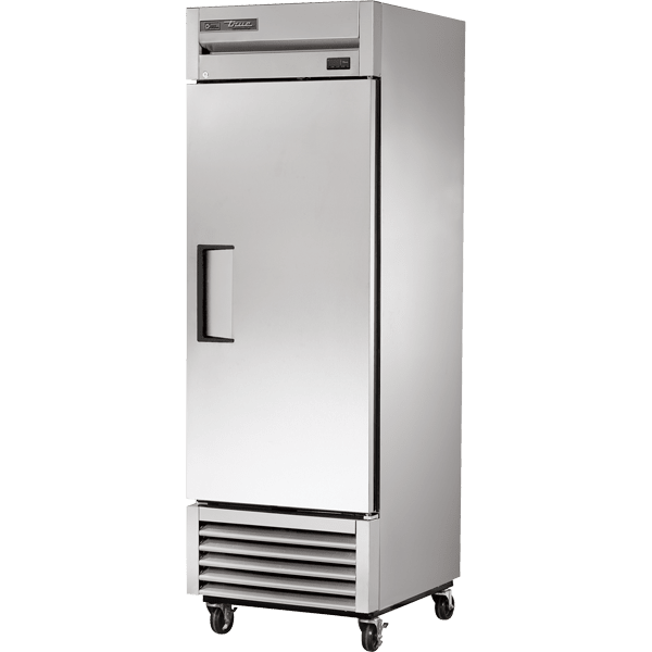 True TS-23-HC 27" Reach-In Solid Swing Door Stainless Steel Refrigerator, Silver