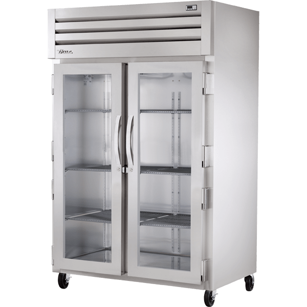 True STA2R-2G-HC 52 3/5" Two Section Reach-In Refrigerator, Silver