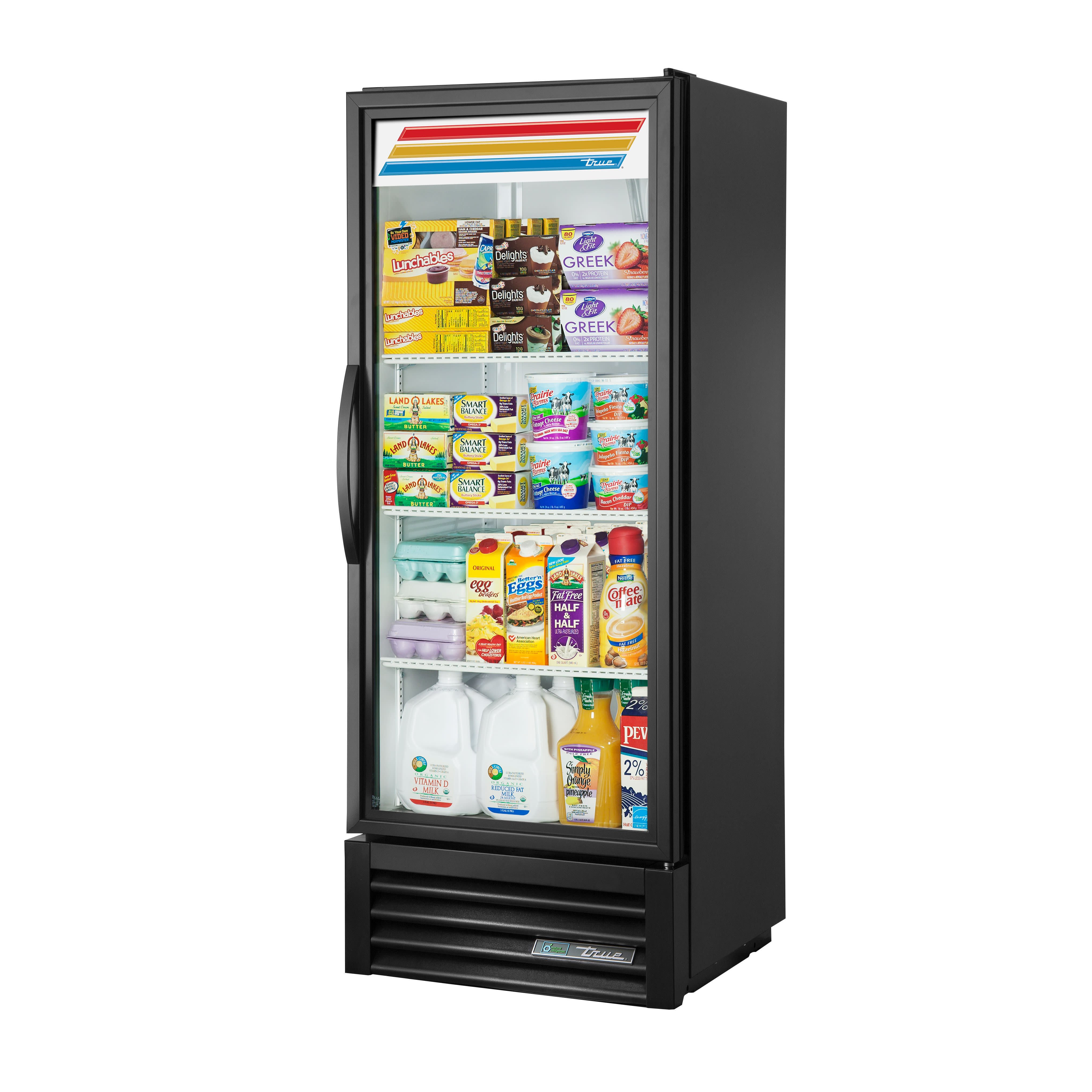 True GDM-12-HC~TSL01 25" One Section Glass Door Merchandiser, Black