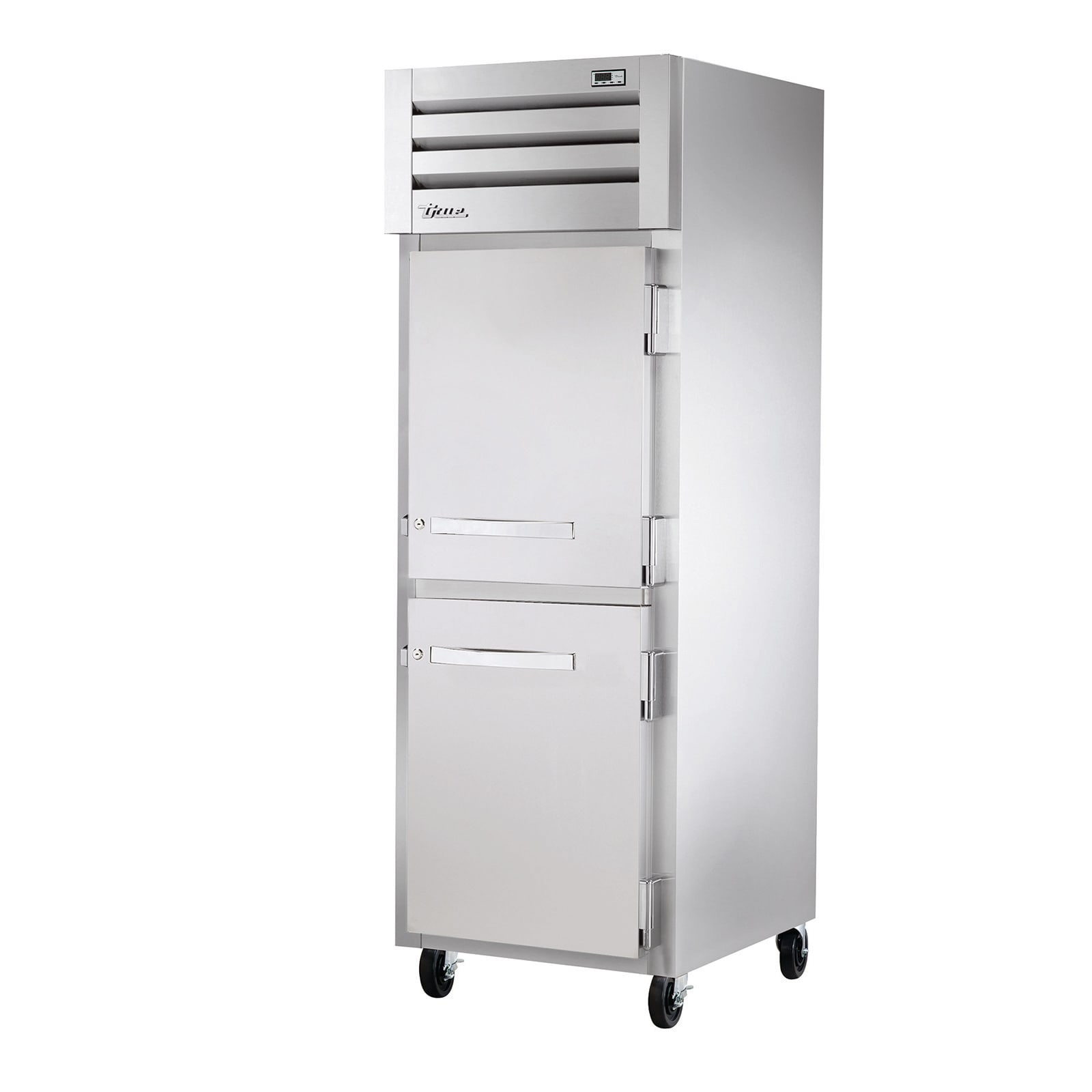 True STR1R-2HS-HC 27 1/2" Stainless Steel One Section Reach-In Refrigerator, Silver
