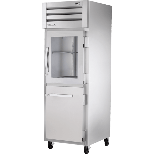 True STR1R-1HG/1HS-HC 27 1/2" Stainless Steel One Section Reach-In Refrigerator, Silver