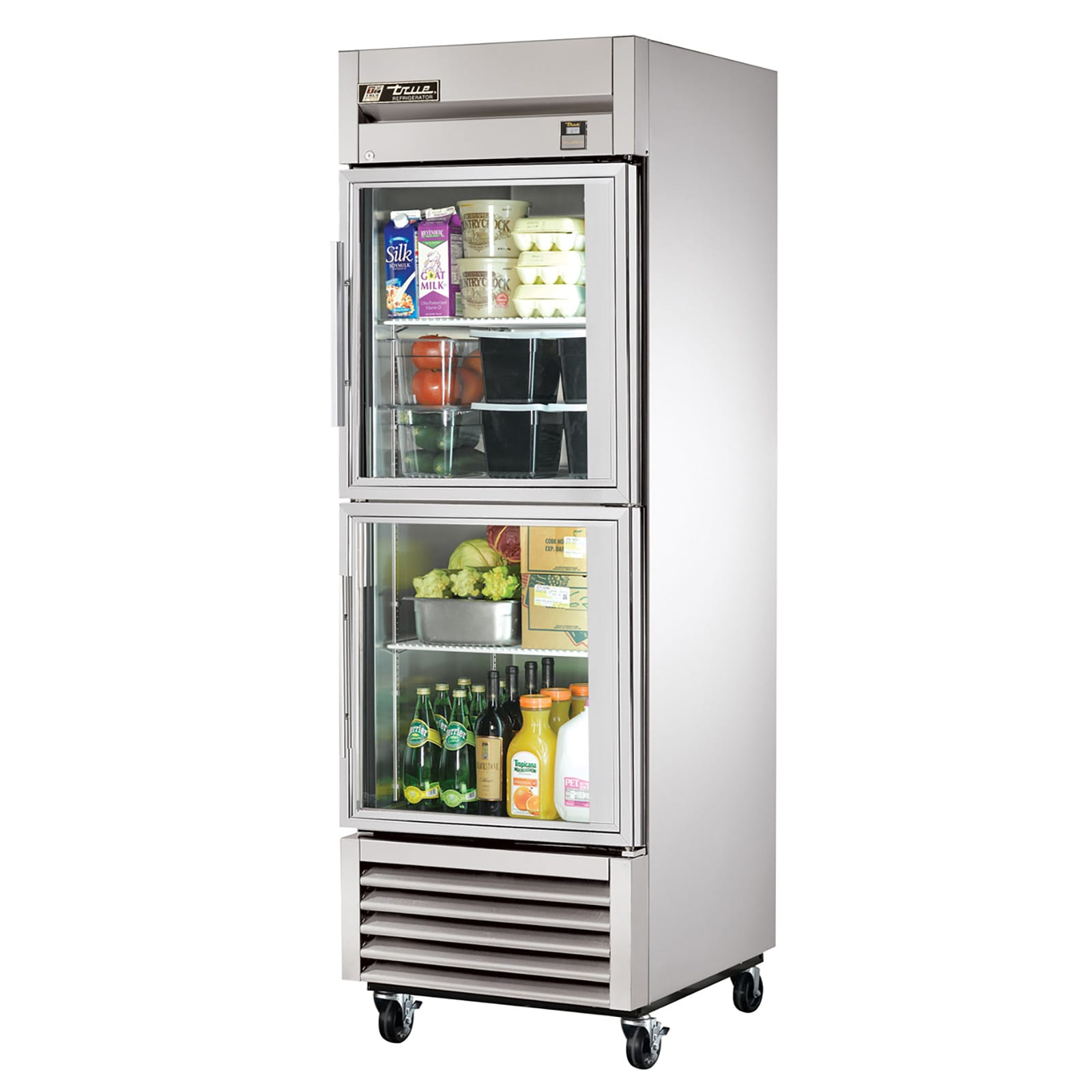 True TS-23G-2-HC~FGD01 27" One Section Reach-In Refrigerator, Silver