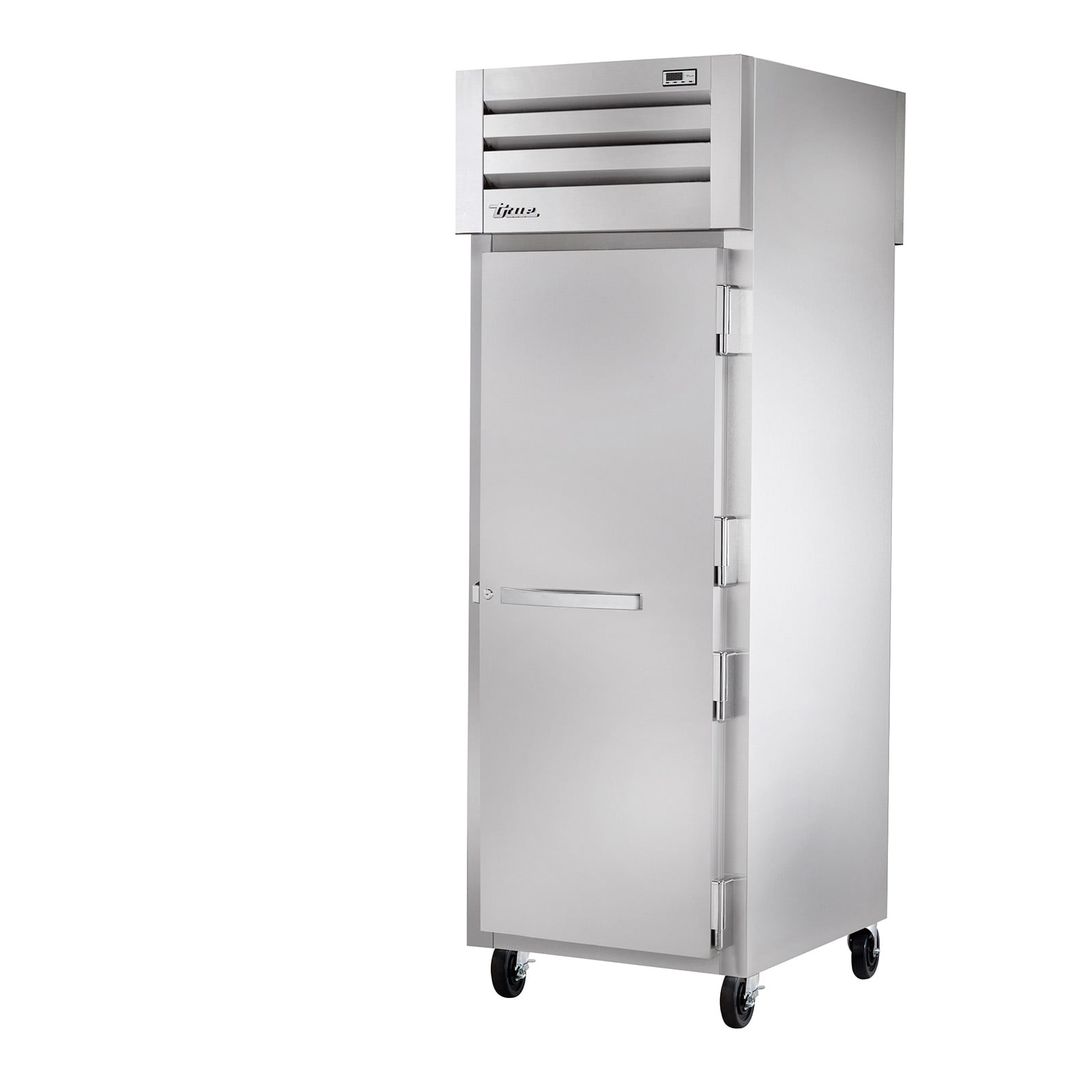True STR1RPT-1S-1G-HC 27 1/2" Stainless Steel One Section Pass Thru Refrigerator, Silver