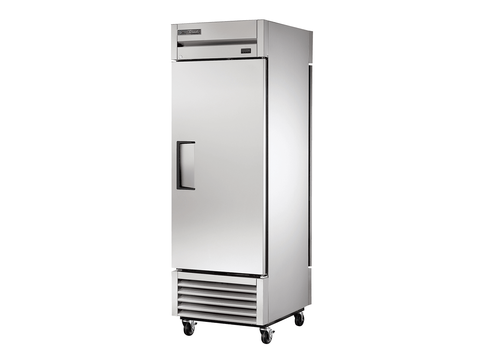 True T-23PT-HC 27" One Section Pass Thru Refrigerator, Silver