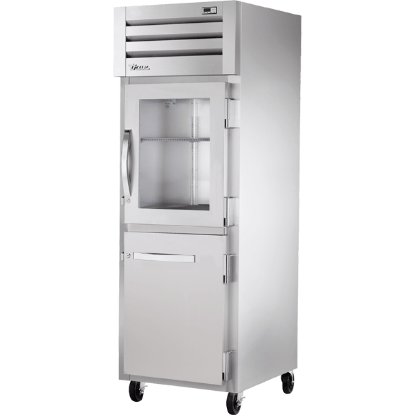 True STG1R-1HG/1HS-HC 27 1/2" One Section Reach-In Refrigerator, Silver