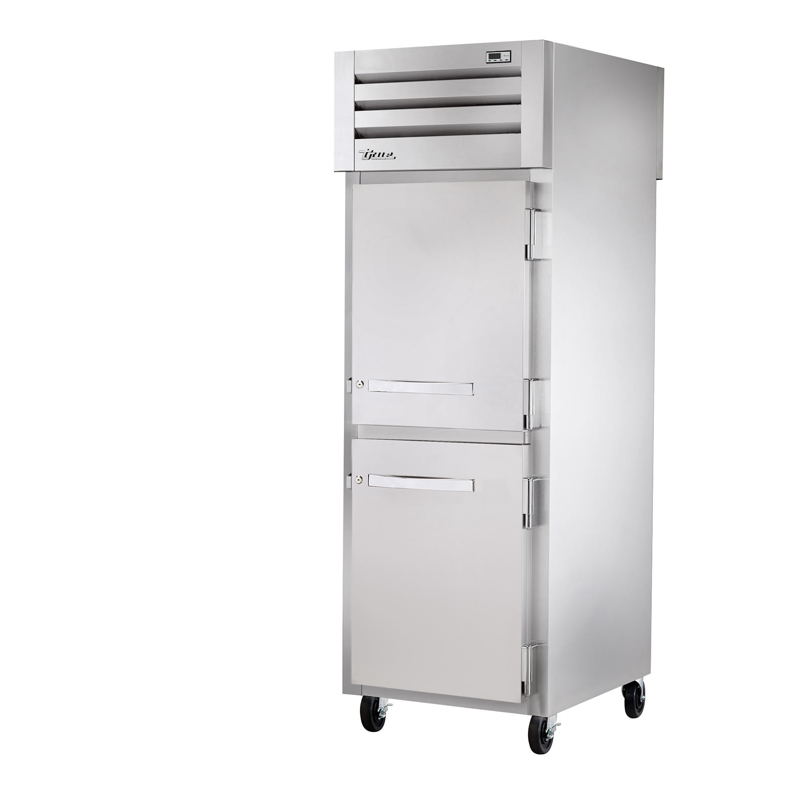 True STR1RPT-2HS-1S-HC 27 1/2" Stainless Steel One Section Pass Thru Refrigerator, Silver