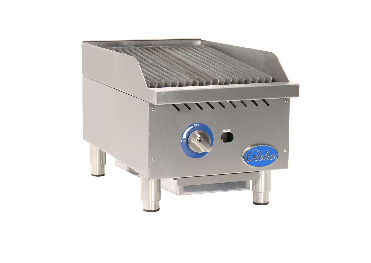 Globe GCB15G-CR 15" Gas Charbroiler - 40,000 BTU