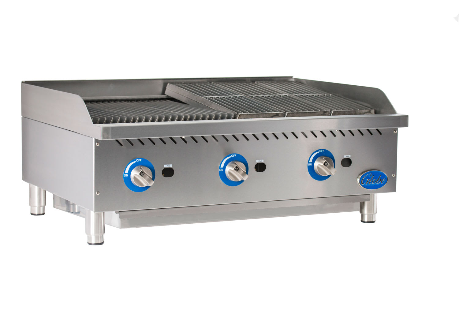 Globe GCB36G-SR 36" Gas Charbroiler - 120,000 BTU