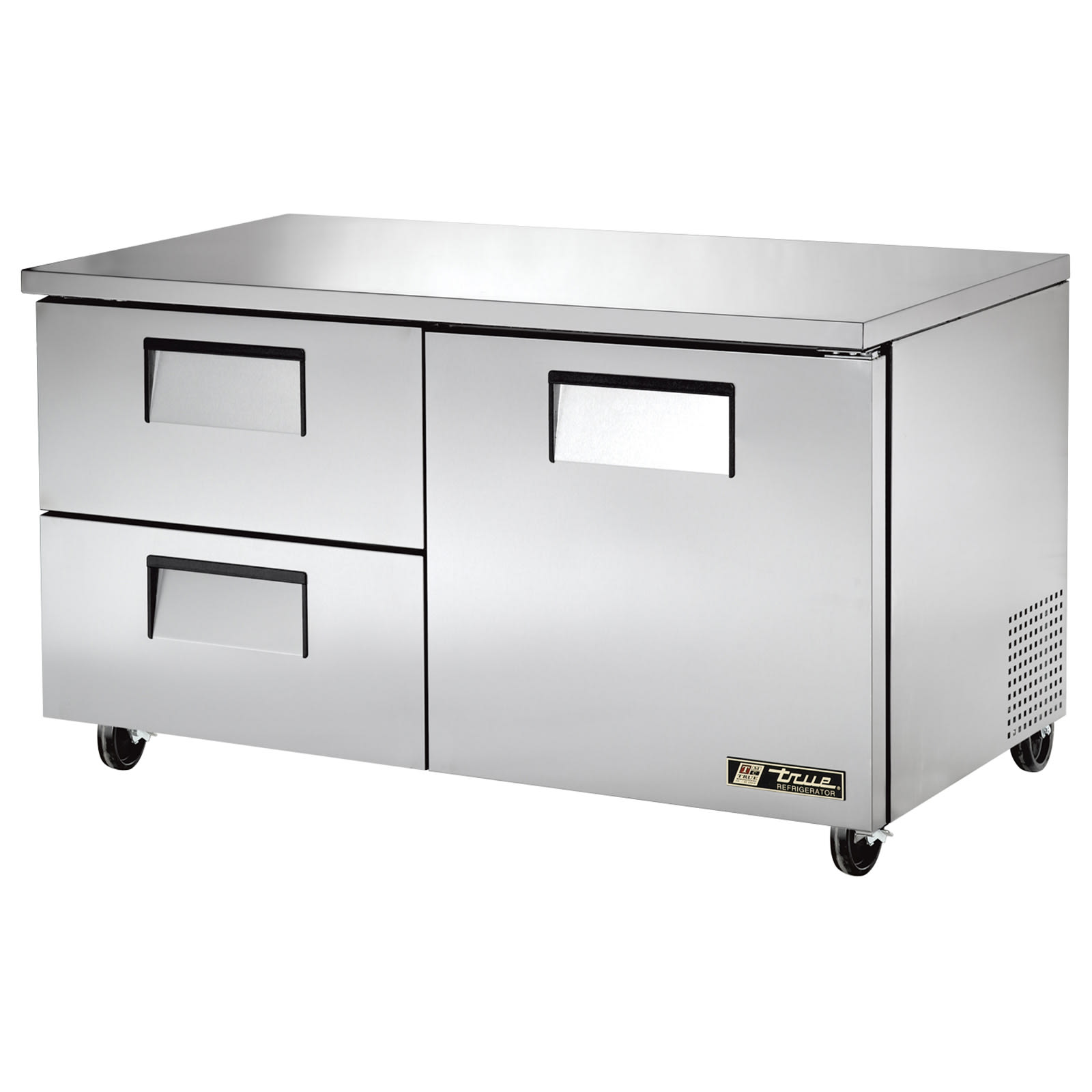 True TUC-60D-2-HC~SPEC3 60" Two Drawer And One Solid Door Undercounter Refrigerator