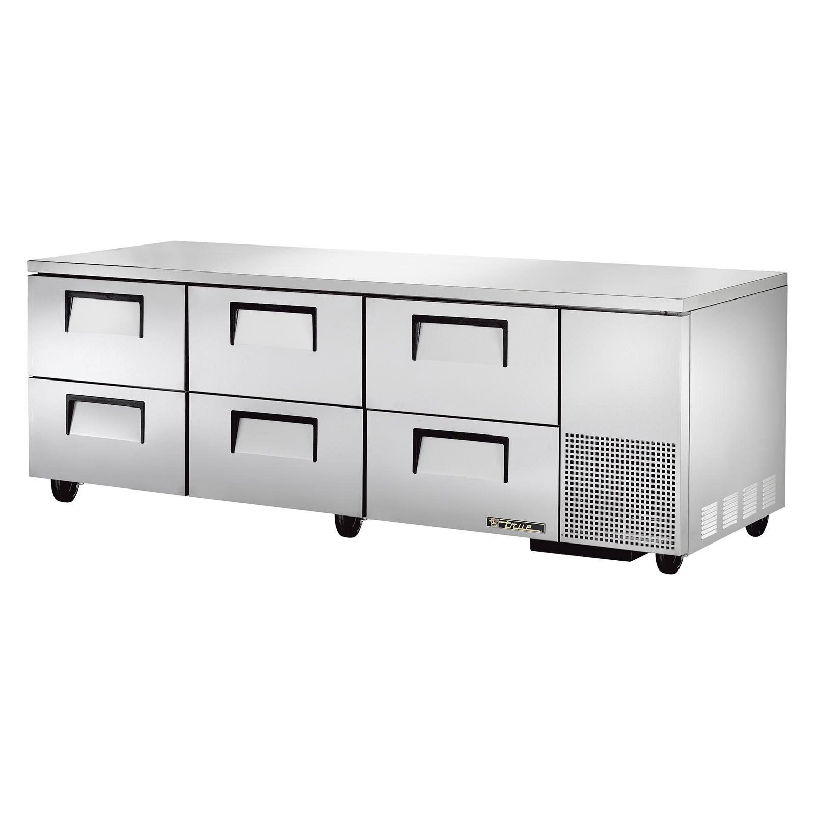 True TUC-93D-6-HC 93" Six Drawer Undercounter Refrigerator