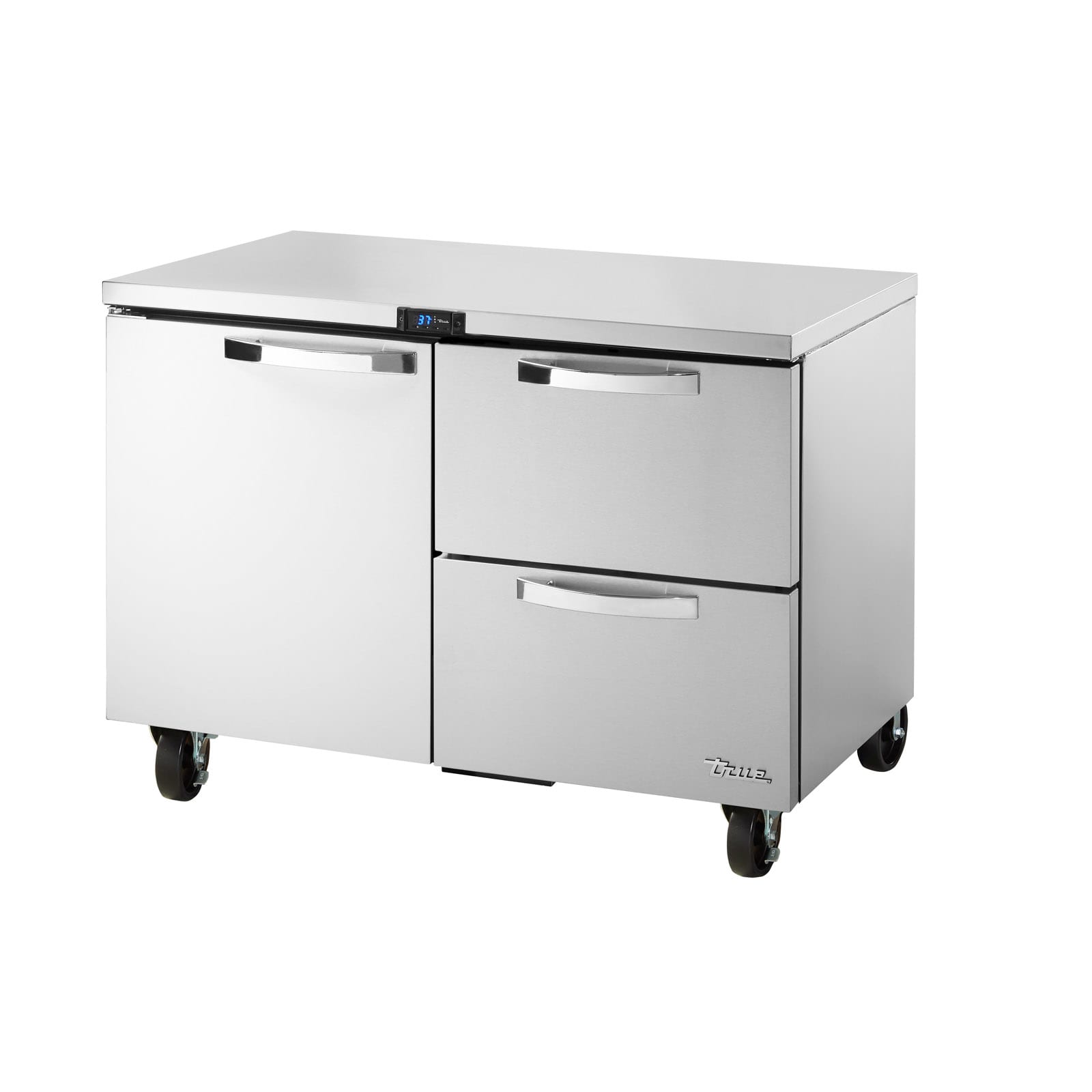 True TUC-48D-2-HC~SPEC3 48" W Stainless Steel Undercounter Refrigerator, Silver