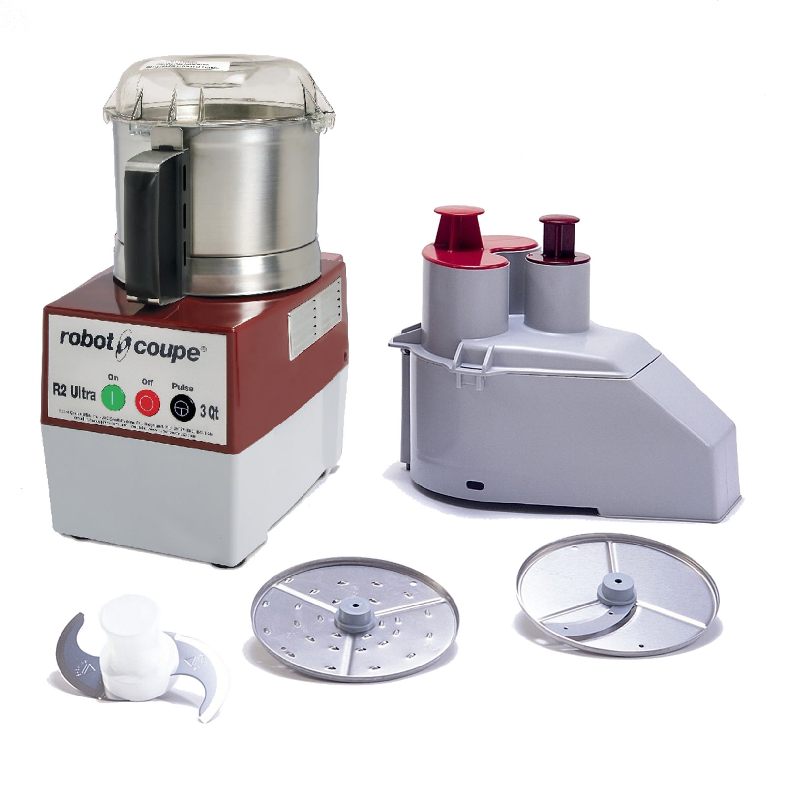 Robot Coupe R2U Food Processor, Benchtop / Countertop, Stainless Steel, 8.75(W)